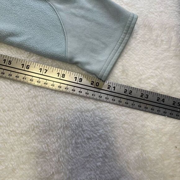 Columbia Jacket Women Large Teal Full Zip Fleece Pullover Hiking Titanium - Picture 14 of 16